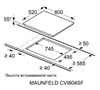 Maunfeld CVI804SFBK индукционная поверхность ка-00017401 - фото 89986