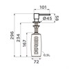 Дозатор Omoikiri OM-03-GB латунь/графит 4995044 - фото 91294