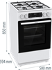 Gorenje Комбинированная плита GK5C60WJ 741498 - фото 93626