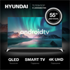 QLED телевизор Hyundai 55" H-LED55QBU7500 Smart Android TV Frameless черный tv qled hyun 55" h-led55qbu750 - фото 95453