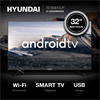 Телевизор LED Hyundai 32" H-LED32BS5002 Android TV Frameless черный HD 60Hz DVB-T2 DVB-C DVB-S DVB-S2 USB WiFi Smart TV 1892510 - фото 96492