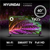 Телевизор LED Hyundai 40" H-LED40BS5003 Яндекс.ТВ Frameless черный FULL HD 60Hz DVB-T DVB-T2 DVB-C DVB-S DVB-S2 USB WiFi Smart TV 1783625 - фото 96531