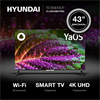 Телевизор LED Hyundai 43" H-LED43BU7003 Яндекс.ТВ Frameless черный 4K Ultra HD 60Hz DVB-T DVB-T2 DVB-C DVB-S DVB-S2 USB WiFi Smart TV 1783632 - фото 96544