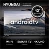 Телевизор LED Hyundai 43" H-LED43BU7006 Android TV Frameless Metal черный 4K Ultra HD 60Hz DVB-T DVB-T2 DVB-C DVB-S DVB-S2 USB WiFi Smart TV 1892516 - фото 96561