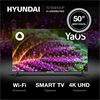 Телевизор LED Hyundai 50" H-LED50BU7003 Яндекс.ТВ Frameless черный 4K Ultra HD 60Hz DVB-T DVB-T2 DVB-C DVB-S DVB-S2 USB WiFi Smart TV 1783635 - фото 96590