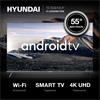 Телевизор LED Hyundai 55" H-LED55BU7006 Android TV Frameless Metal черный 4K Ultra HD 60Hz DVB-T DVB-T2 DVB-C DVB-S DVB-S2 USB WiFi Smart TV 1892519 - фото 96630