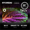 Телевизор LED Hyundai 65" H-LED65BU7003 Яндекс.ТВ Frameless черный 4K Ultra HD 60Hz DVB-T DVB-T2 DVB-C DVB-S DVB-S2 USB WiFi Smart TV 1783641 - фото 96674